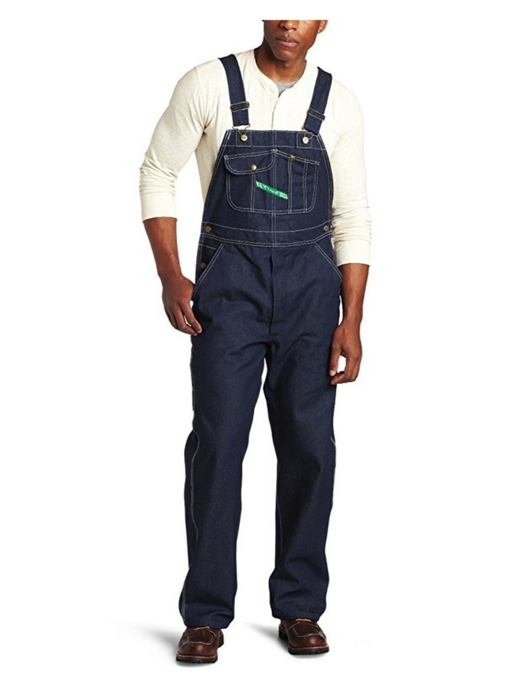 Key Imperial Classic Men's Dark Blue Denim Overalls